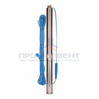Насос скважинный Aquario ASP 1E-35-75 - 0,55 кВт (однофазный, Hmax 42 м, Qmax 50 л/мин, кабель 20 м)
