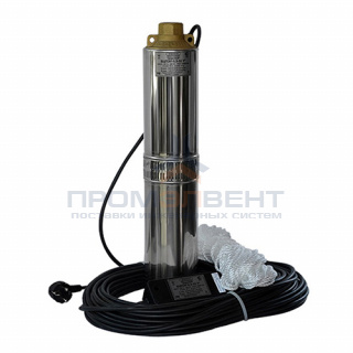 Насос скважинный Водолей БЦПЭУ 0,32-50 У (0,9 кВт, однофазный, Qmax 1,2 л/мин, Hmax 75м, кабель 50м)