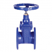 Задвижка чугунная RUSHWORK 100 - Ду150 (ф/ф, PN10, Tmax 110°C, ручка-штурвал)