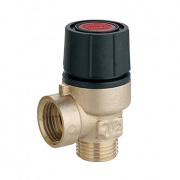 Клапан предохранительный EMMETI Sicura - 1/2" (НР/ВР, Tmax 110⁰С, Рн 6 бар)