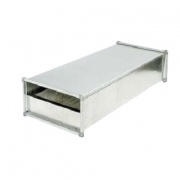 Шумоглушитель для прямоугольного канала SAS  1000х500/1000  