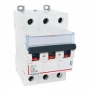 Автоматический выключатель Legrand DX3-E C6 3П 6000/6kA (автомат)
