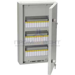 Щит металлический ЩРн-36з-0 74 У2 IP54 на 36 модулей навесной 540х330х120 ИЭК