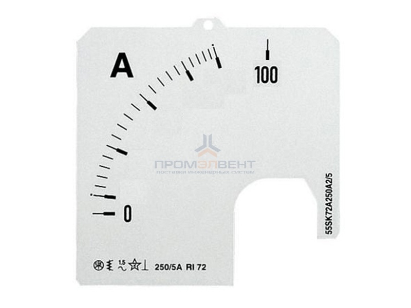 Шкала для амперметра ABB SCL 1/100A A1