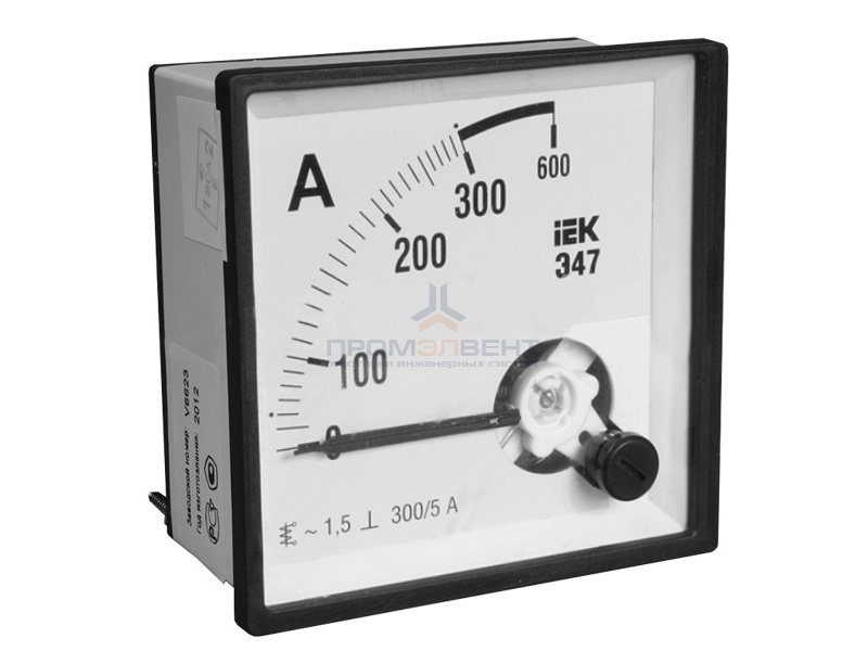 Амперметр Э47 600/5А кл. точн. 1,5 96х96мм